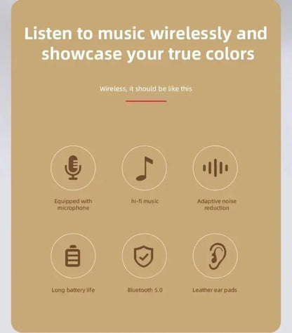 P47 Wireless Bluetooth Headphone With Microphone Foldable Headsets Bass HiFi Sound Music Stereo Earphone For Smartphones TV Game