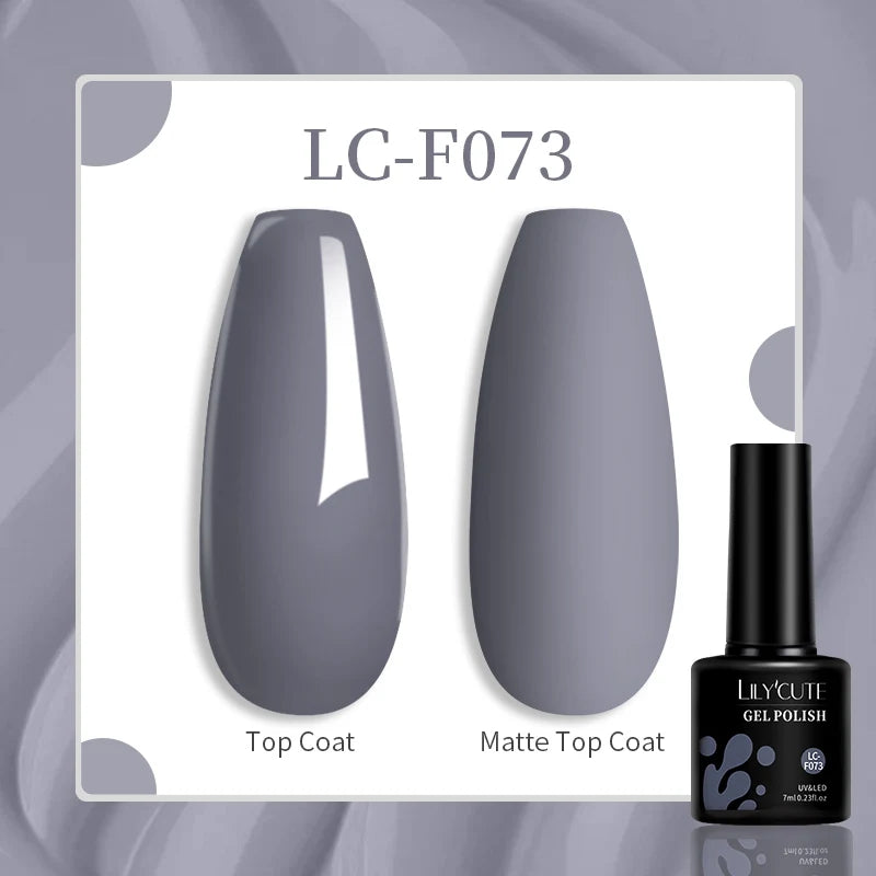 Gel Nail Polish - LILYCUTE UV Gel Varnish 7ML | Soak Off, Long Lasting Colors