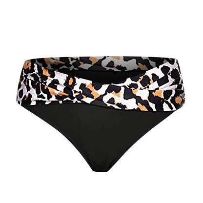 Women's Various Patterns Classic High Quality Low Waist Ruched Bikini Panties Fashionable Summer Thin Comfy Swimsuit Briefs