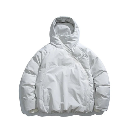 Winter Ski Parka Jacket Men Women Fashion Loose Padded Cotton Hooded Jacket Cityboy Streetwear Hoody Parkas Coat Outerwear