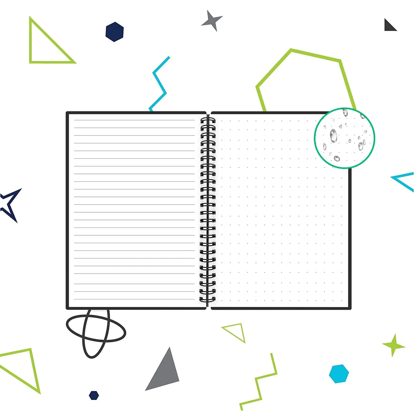 Reusable Erasable Notebook - A4 Spiral Smart Notebook With Microwave Heating