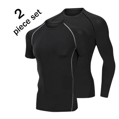 Men Compression Shirt - Quick Dry Sport T Shirt | Short Sleeve Fitness Tee