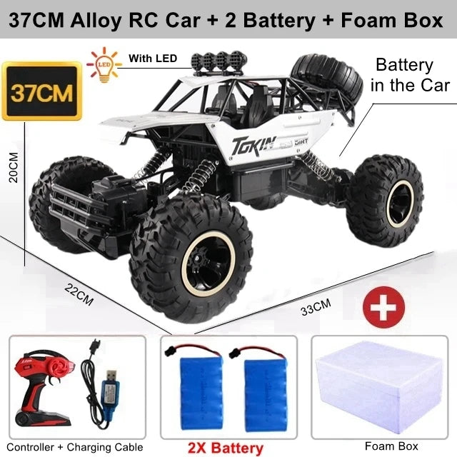 Remote Control Climbing Car - 4WD Off Road Truck with Shockproof Suspension & Anti Skid Wheels