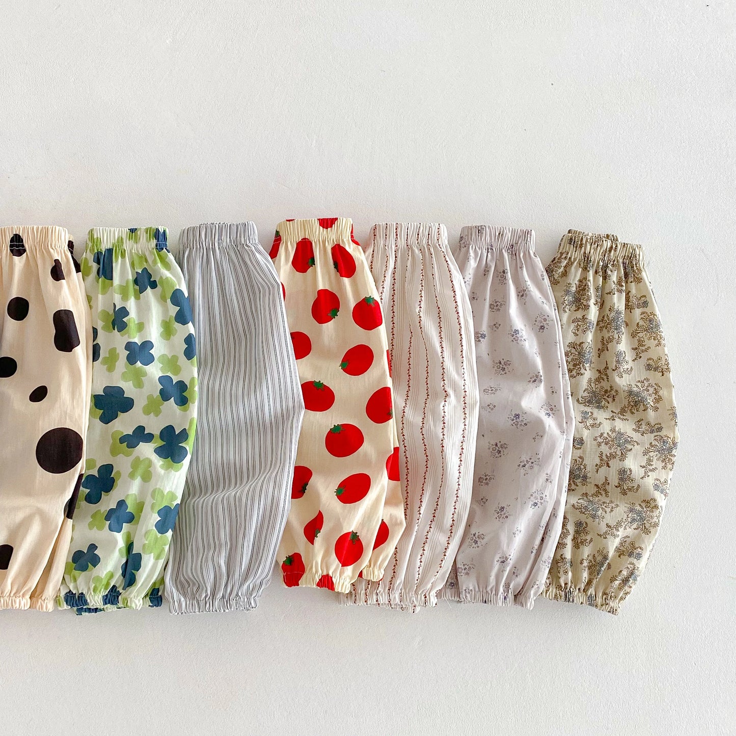 Casual Loose Trousers Full Print Pants Outer Wear New Design Pants Boys And Girls Lovely Versatile Trousers  Summer Clothes