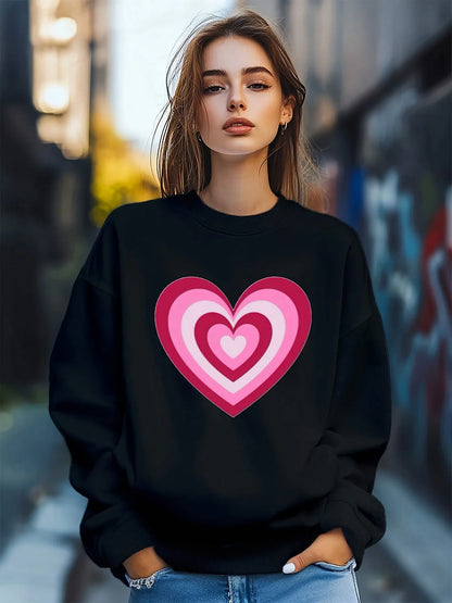 Women's Autumn and Winter Loose Casual Cartoon Zipper Bear Pattern Printed Velvet Long-Sleeved Round Neck Sweatshirt Pullover