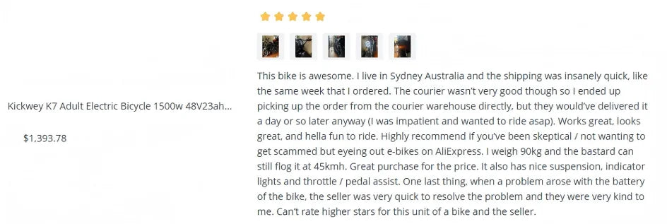 KICKWEY K7 Electric Bike, 3000W Off-Road Electric Bicycle, Full Suspension E-Bike, 20" Fat Tire All-Terrain Electric Dirt Bike