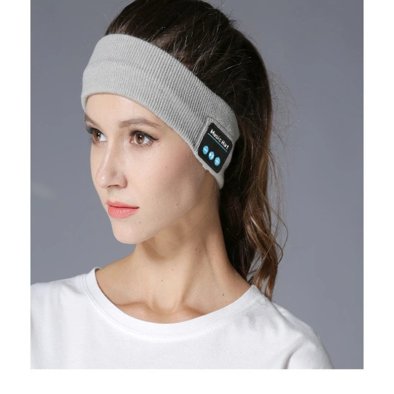 Men's and Women's Dynamic Wireless Sleep Sports Headphones Washable Rest Eye Mask Sports Microphone Yoga Headphones Hair Band