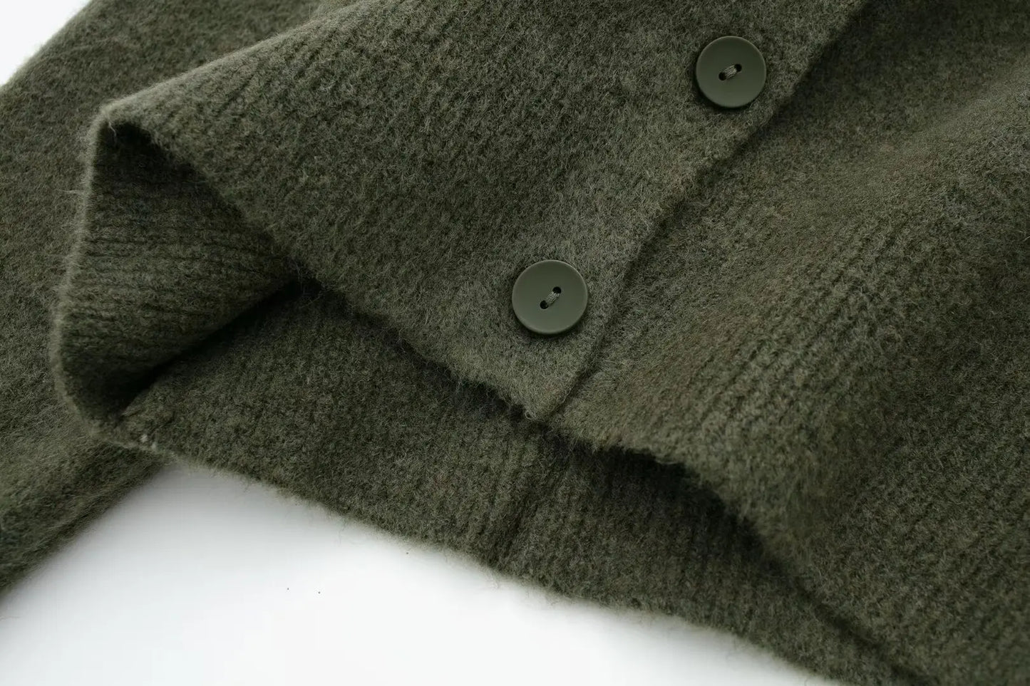 HH Women Cropped Knit Cardigan Sweater Single Breasted Long Sleeve O Neck Coat Elegant Solid Outerwear Female Chic Top
