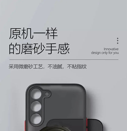 Luxury Matte Case For Samsung Galaxy S26 S25 Edge S24 FE S23 S22 S21 Ultra Plus A56 A26 A36 A16 A15 Magnetic Magsafe Cover