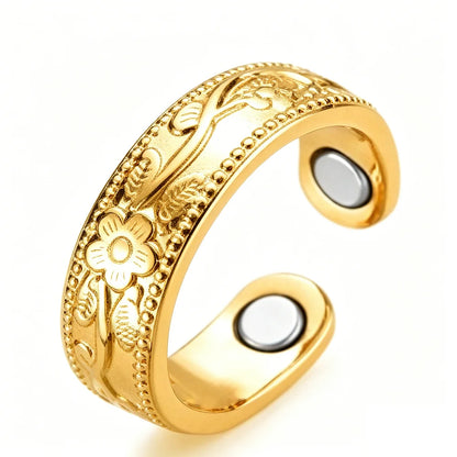 Viking Tree of Life Celtic Knot Zinc Alloy Magnetic Bracelet Ring Set Open Cuff Vintage Healing Jewelry for Men Women