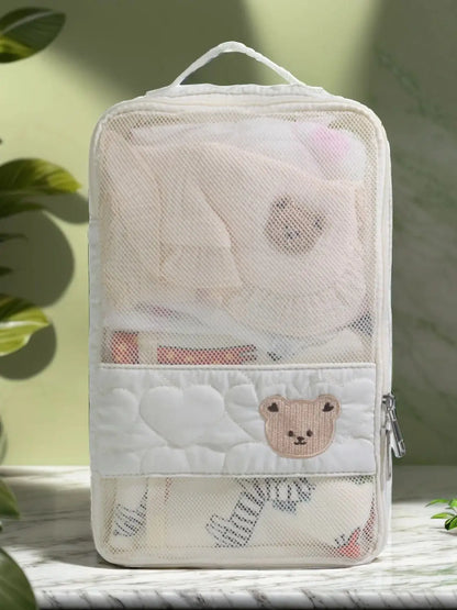 Travel diaper bag bag, waterproof portable diaper bag for baby clothes, mother toiletries bag, suitable for travel mommy bag
