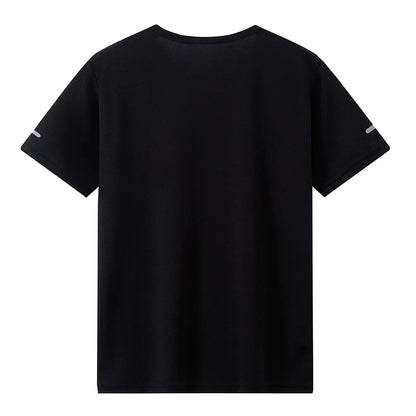1/4piece Spring/Summer Youth Plus Size 13-16 Years Old Quick Drying Sports Short Sleeved T-shirt Versatile Top For Boys And Girl
