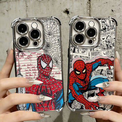 Cool Fashion Spidermans Phone Case For iPhone 17 17e 16e 16 15 14 13 12 11 Pro Max X XR XSMax 7 8 Mini Air Plus AntiFall Airabag