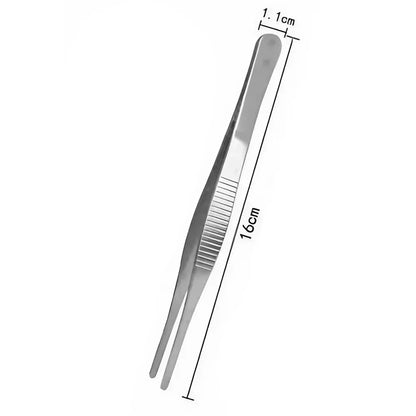 Stainless Steel Tongs - Long Handle BBQ Food Tongs | Non Slip Kitchen Cooking Tools