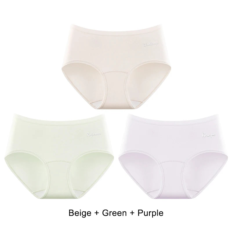 Women's Lingerie Fashion Briefs Panties Women Micro Underwear Sports Breathable Sexy Panties Set Pack Cotton Lady Triangular