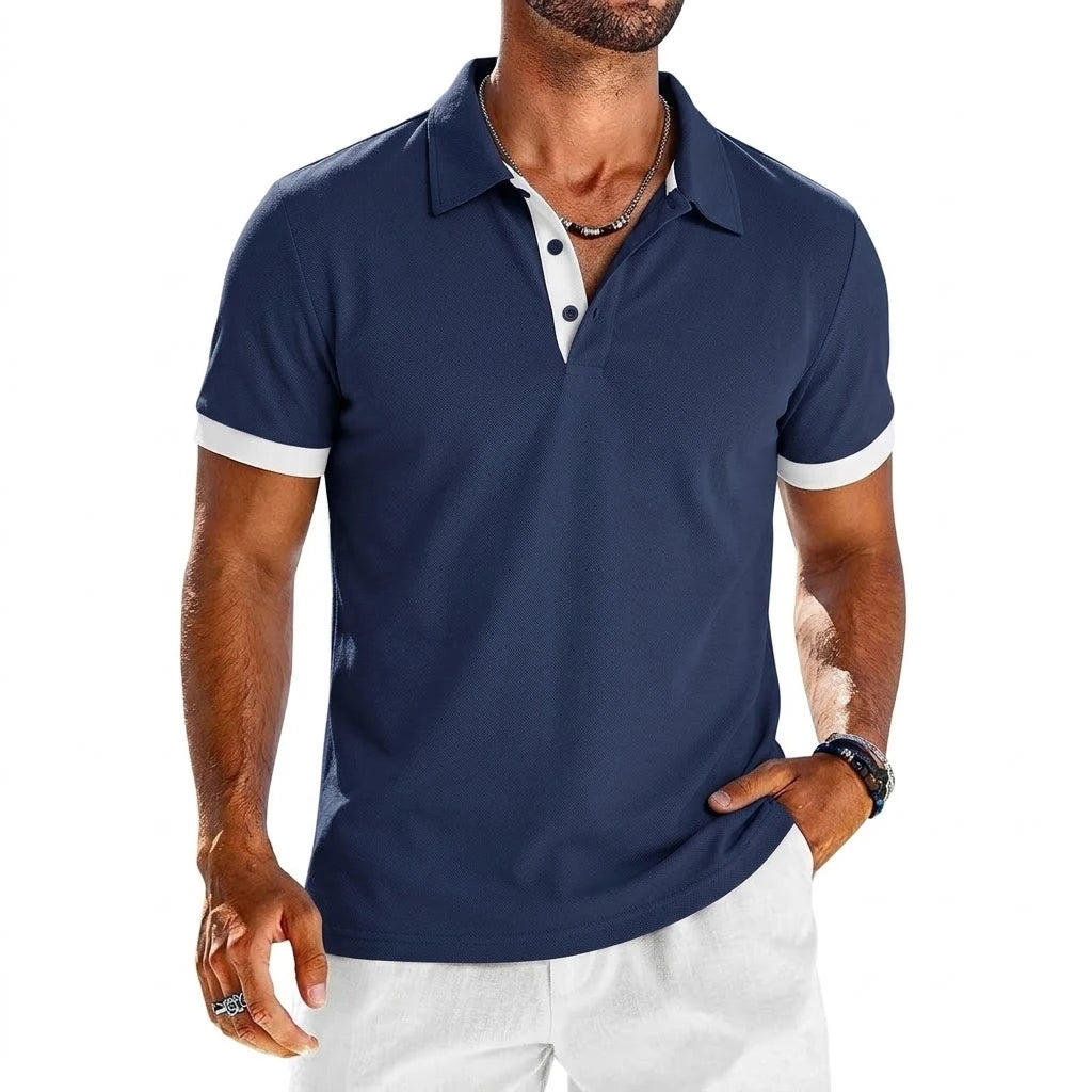 Men's Polo Shirt – Lightweight Breathable Lapel Sports Tee