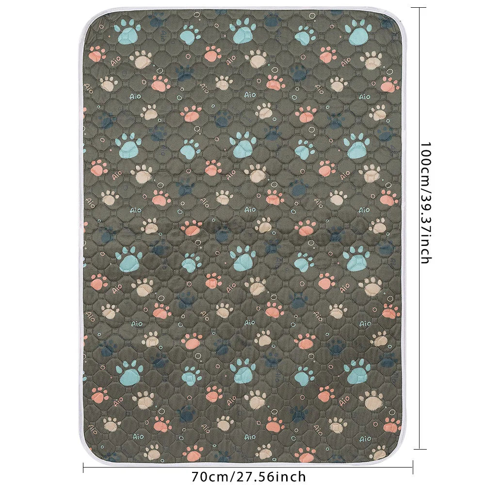 BIAI Winter New non-slip Mat for Pets Waterproof Dog Pee Pad Breathable Cat Mat Washable Pet Diaper Pad High Absorbent Pet Mat