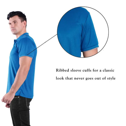 True Classic Novelty Polo Shirts for Men – Mens Polo Shirts Short Sleeve Quick Dry Fit Golf Athletic Shirt for Men