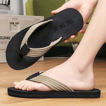 Plus Big Size 49 50 51 52 Flip Flops Men Slippers Chanclas De Hombre Claquette Homme Klapki Indoor Outside Beach Large Shoes