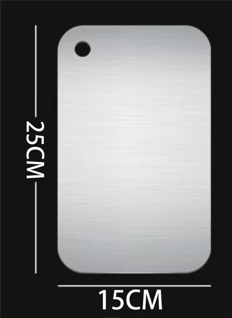 Titanium Cutting Board - Double-Sided Stainless Steel Chopping Board for Meat  Fruit - ZOOMNSTORE