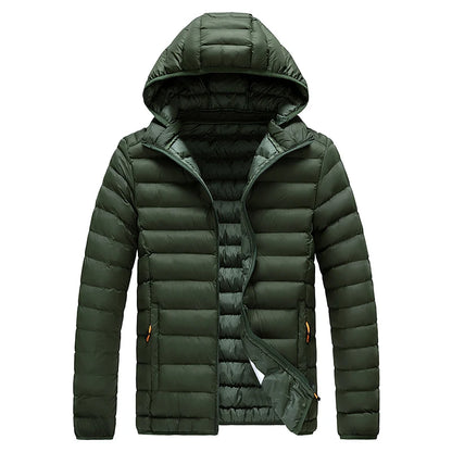 8XL Men New Autumn Winter Warm Waterproof Parkas Jacket Coat Mens Hooded Casual Outwear Detachable Hat Outfits Parkas Coat Male