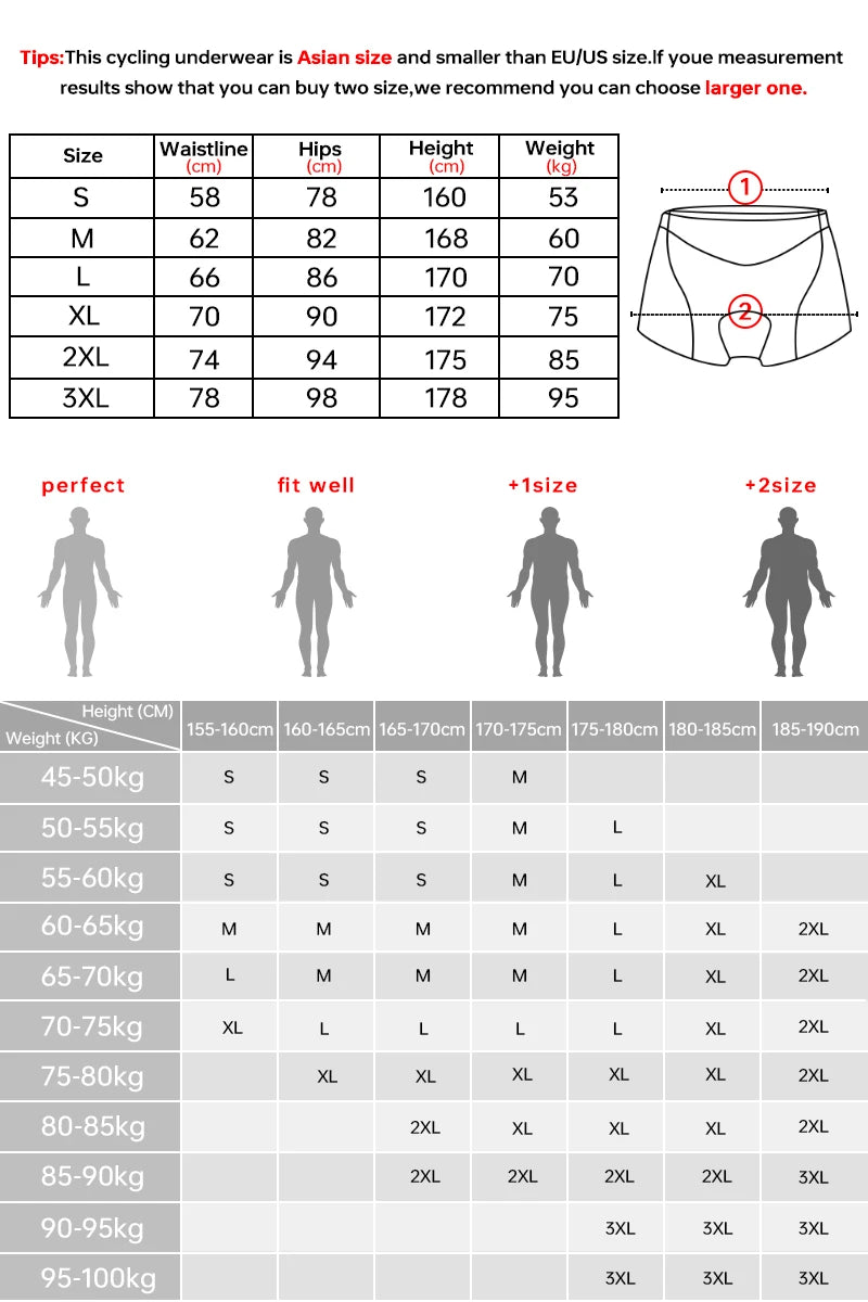 X-TIGER Cycling Underwear 3D Padded Shockproof Mountain MTB Bicycle Shorts Riding Bike Sport Underwear Tights Women Shorts