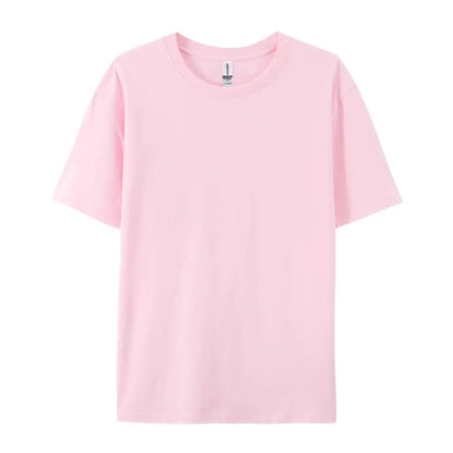 Cotton Casual T-Shirts for Women - Short Sleeve Sporty O-Neck Tops - ZOOMNSTORE