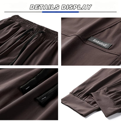 10XL Casual Pants Mens Straight Loose Trousers Men Clothing Elastic Waist Quick Dry Pants Summer Fashion Oversized Joggers Pants