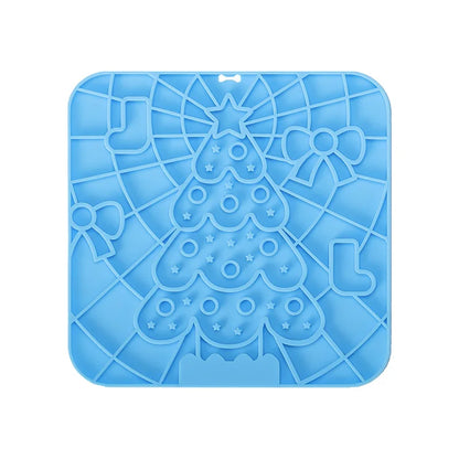 Silicone Dog Lick Mat - Slow Feeder  Bathing Distraction Tool