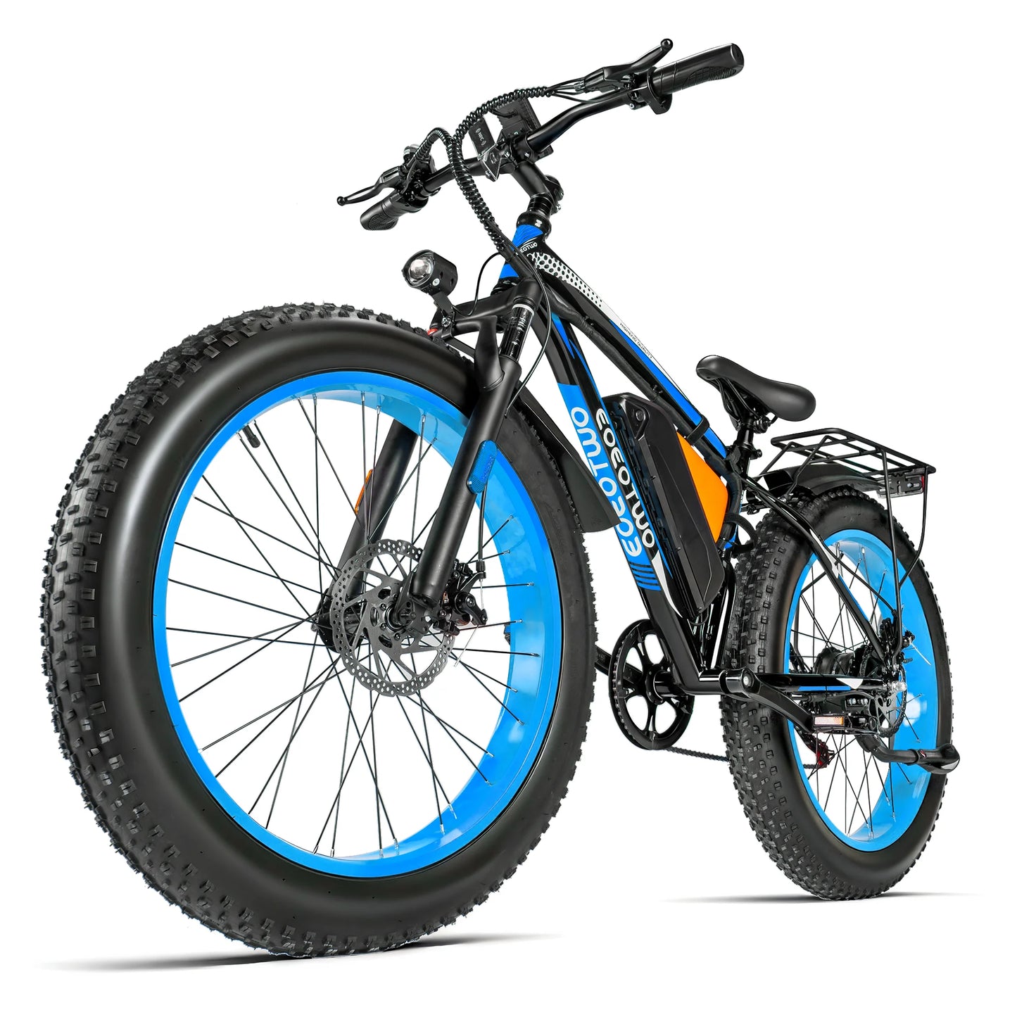 EOEOTWO Electric Bike,1500W Peak Ebikes for Adults, 26'' Fat Tire Best Ebike for Men, 70 Miles with 960Wh Battery, 25-30MPH Max Speed Bicycles, 330LB Capacity