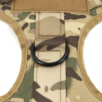 Tactical Dog Harness Leash Set for Large Dogs Military Harnesses for Training Walking Hunting Pet Vest Handle No Pull Malinois