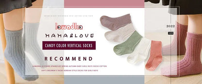 Lawadka Winter Kids Girl Boy Socks Anti Slip Cotton Baby Socks for Girls Boys Casual Soft Print Toddler Children's Sock Non-slip
