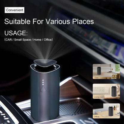 Car Diffuser Humidifier - USB Aroma Air Purifier  Aromatherapy 1200mAh - ZOOMNSTORE