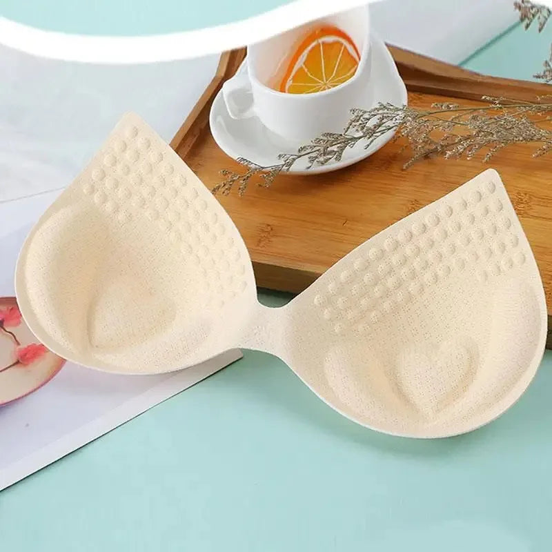 Latex Bra Pads – Push Up Breast Enhancer Pads | Wire Free, Breathable, Strapless