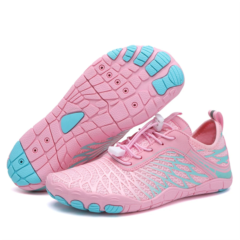 Aqua Shoes Women Men Barefoot Water Shoes Quick-Drying Outdoor Beach Upstream Wading Swimming Shoe Sneakers Unisex Trekking Surf