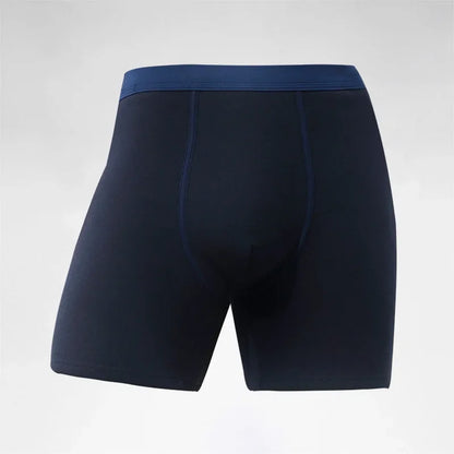 Men's thermal underwear men's fleece thickened anti-wear leg lengthened boxers autumn winter boxer shorts head