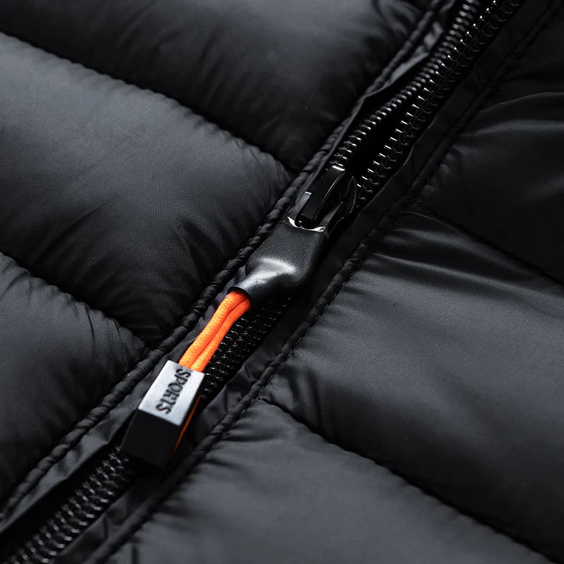 8XL Men New Autumn Winter Warm Waterproof Parkas Jacket Coat Mens Hooded Casual Outwear Detachable Hat Outfits Parkas Coat Male