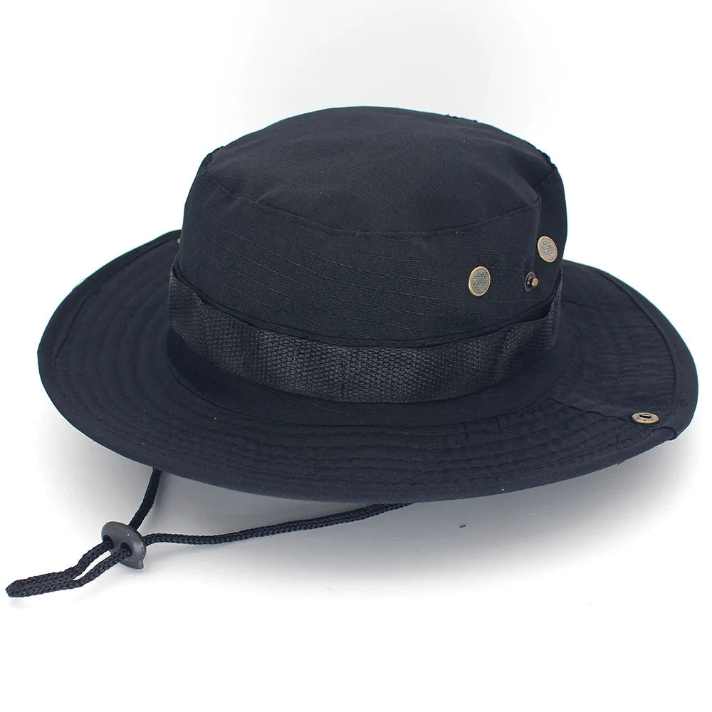 Camo Boonie Hat – Tactical Bucket Hat for Fishing, Hiking & Hunting