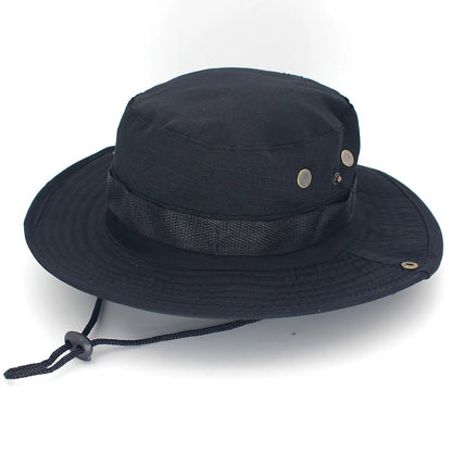 Camo Boonie Hat – Tactical Bucket Hat for Fishing, Hiking & Hunting