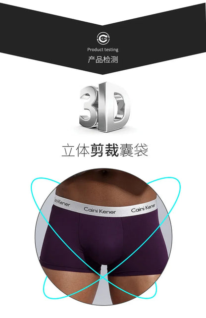 Mens Boxer Shorts - 5 Pack Breathable Soft Underwear Classic Black