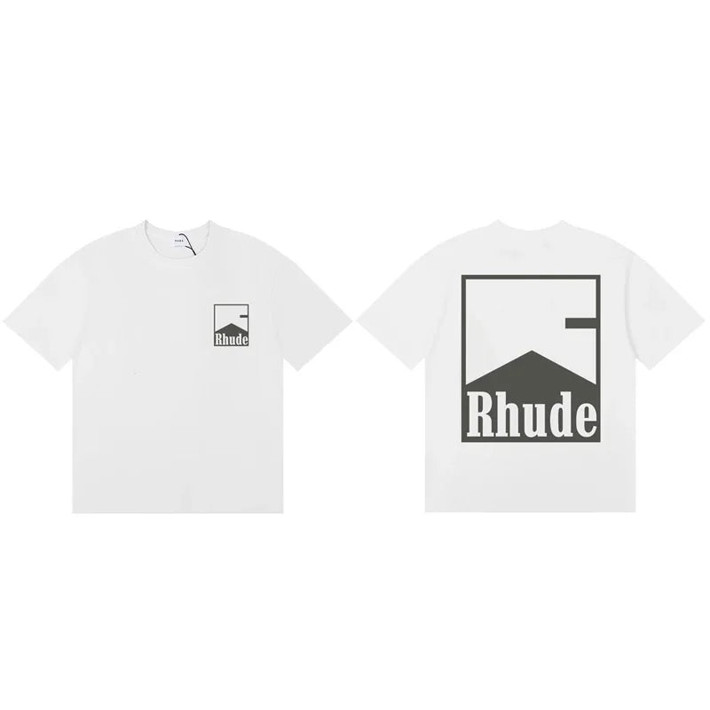 2026 Letter R Print T-shirt Fashion Brand Tee Loose Comfortable Short Sleeve Men Women Cotton T Shirt Casual Clothing