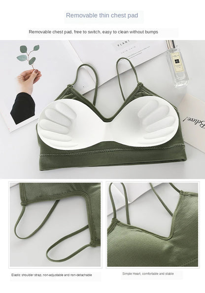 Sexy Sport Bra Top Backless Sports Bra Women Bra Tops Bralette V Neck Brassiere Sport Femme Seamless Underwear Push Up Sport