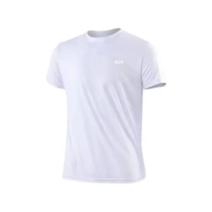 New summer men's quick-drying running and fitness sports shirt - Men's short-sleeved fitness top - Gym T-shirt