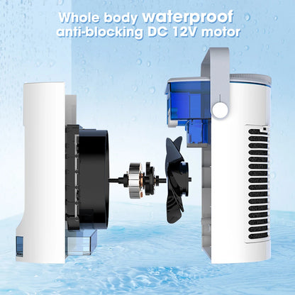 Small Space Air Conditioning for Home Rechargeable Portable Summer Desktop Air Cooler Spray Fan Moist Clean Air for Office Room