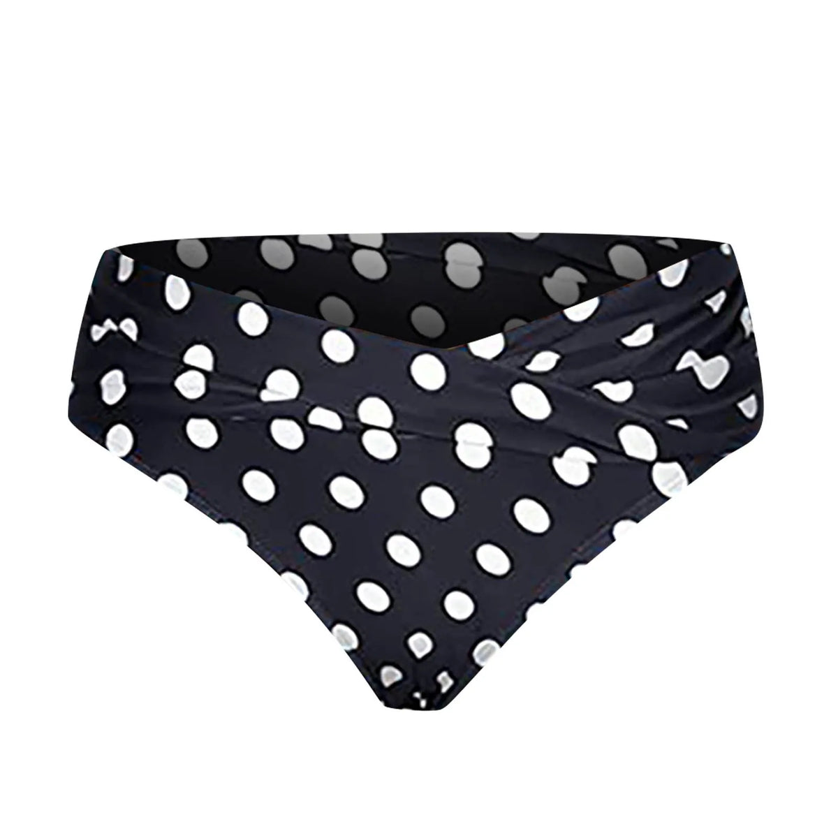 Women's Various Patterns Classic High Quality Low Waist Ruched Bikini Panties Fashionable Summer Thin Comfy Swimsuit Briefs