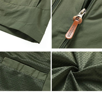 Waterproof Windbreaker Jackets Men Naturehike Casual Hiking Tactical Jacket Women Multi-pocket Hooded Fishing Windproof Coat