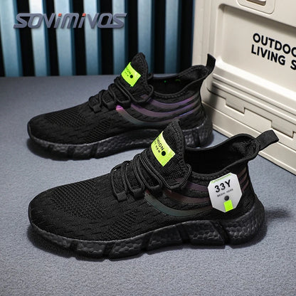 Men's Mesh Breathable Casual Shoes Non-Slip Stable Shock Absorption Lightweight Sneakers Couple Basket Homme 2020 la sportiva