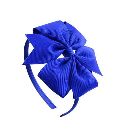 Handmade Hair Bows for Baby Girls - Cute Solid Headbands in 20 Colors