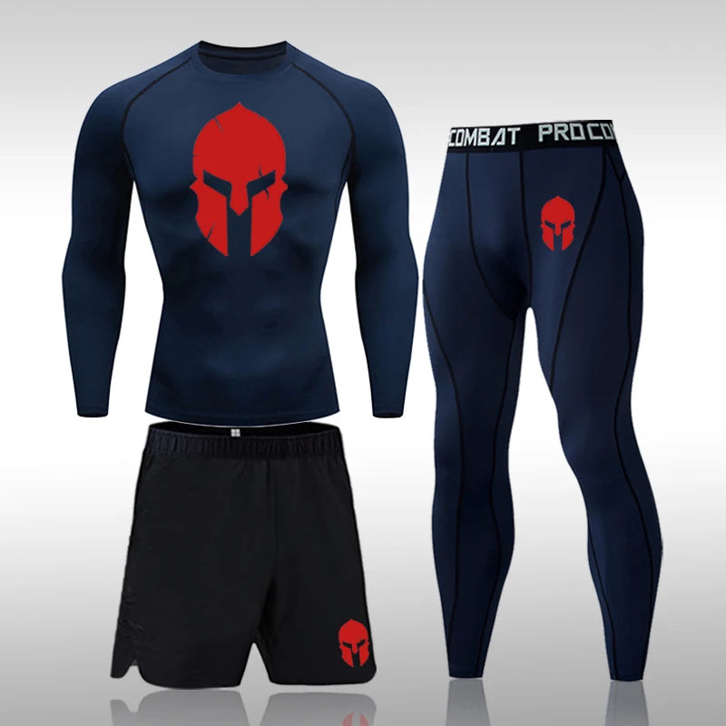 Men Sport Suits - Compression Workout Gear | Rashguard Shirts & MMA Fightwear