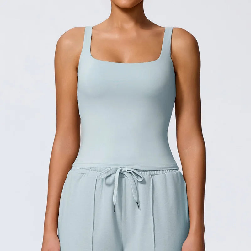 Women's Workout Tank – Breathable Yoga Tank Top | Quick Dry Running Tight Top